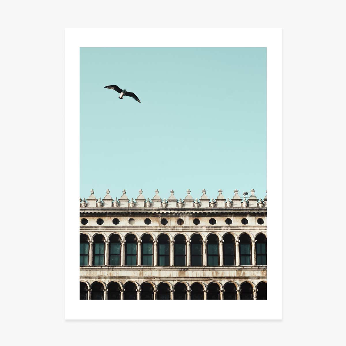 Poster bird and building