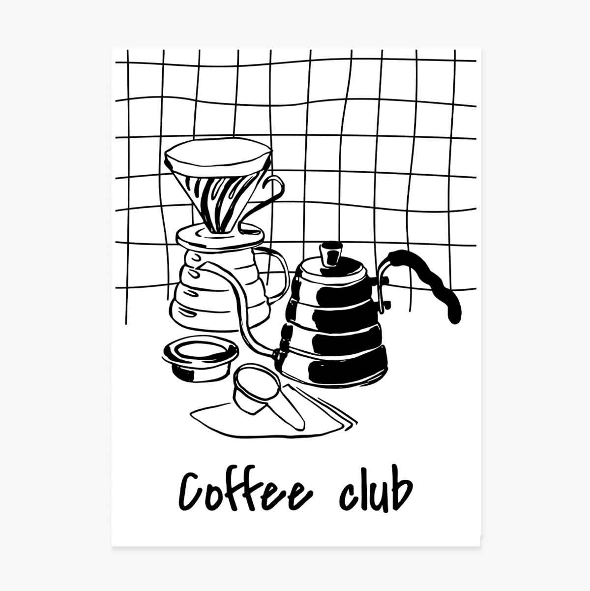 Αφίσα Coffee Club