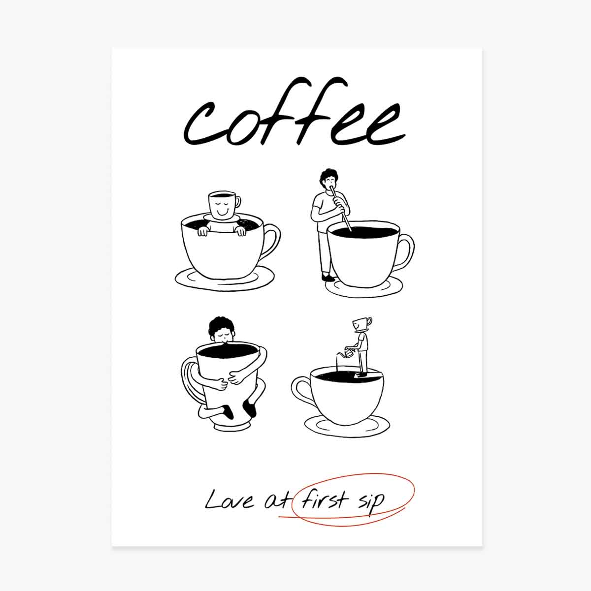 Αφίσα «Coffee love»