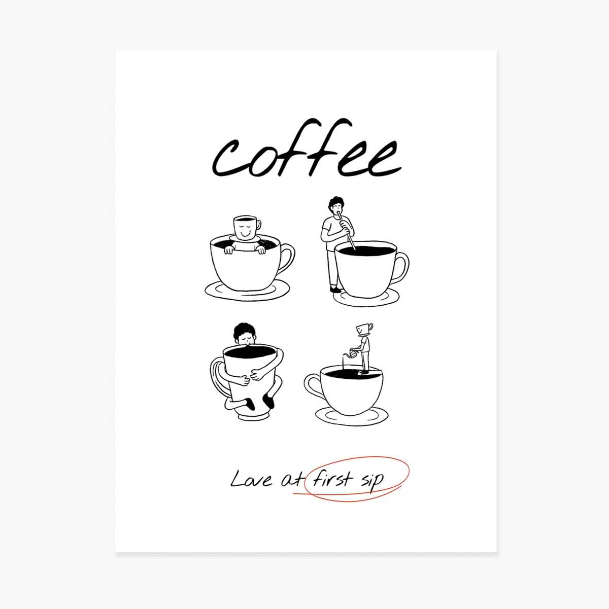 Αφίσα «Coffee love»