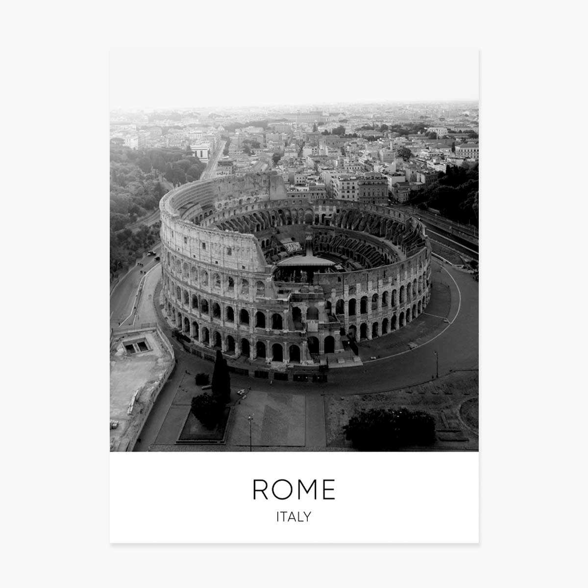 Poster of the Colosseum in Rome, Italy