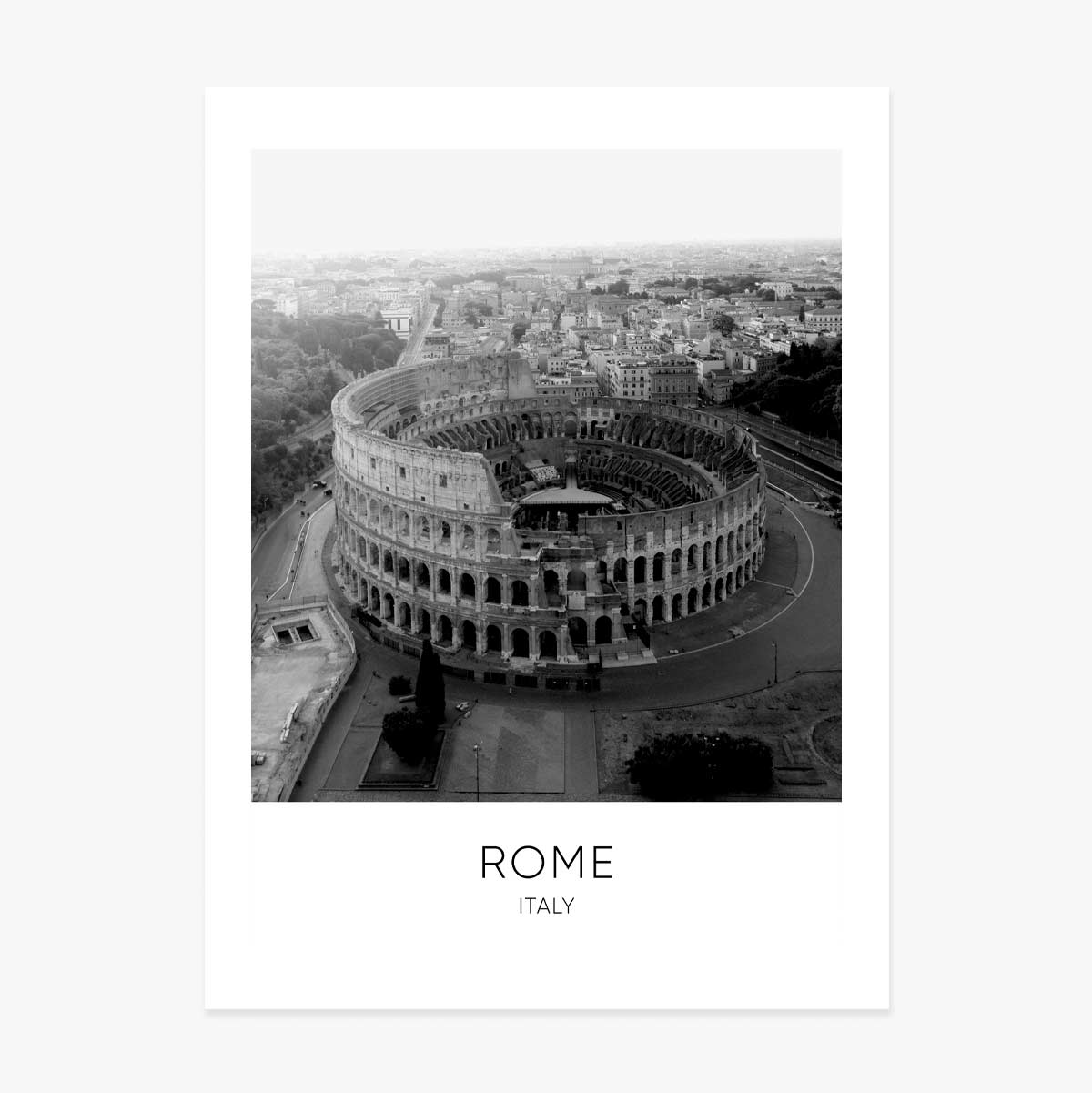 Poster of the Colosseum in Rome, Italy