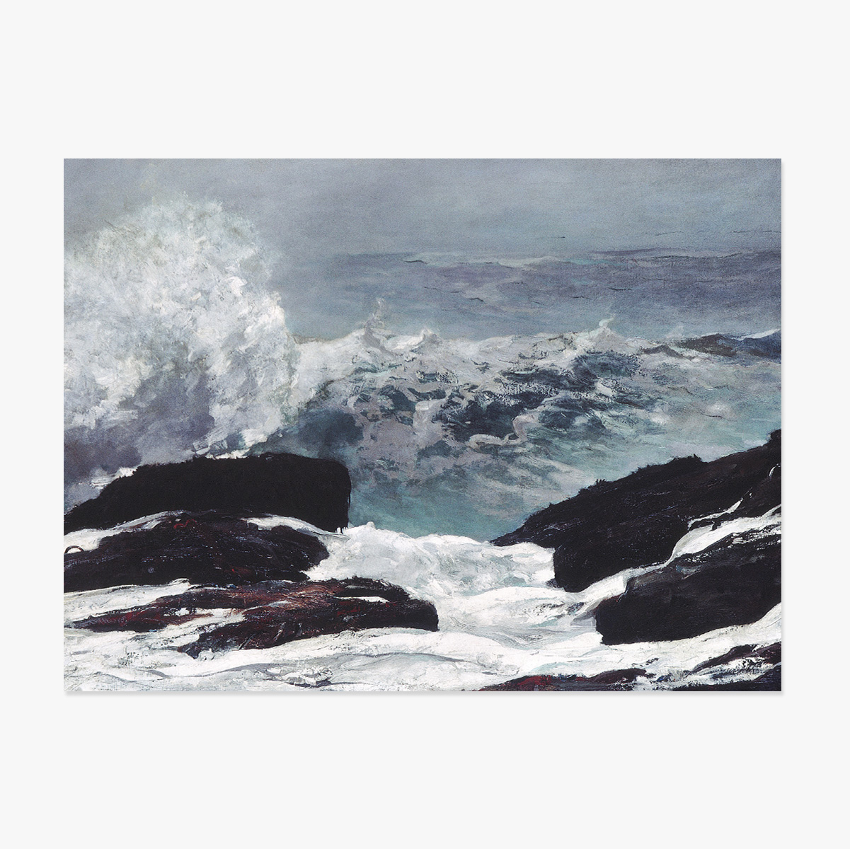 Αφίσα σε οριζόντια διάταξη - Winslow Homer - Northeaster 1895