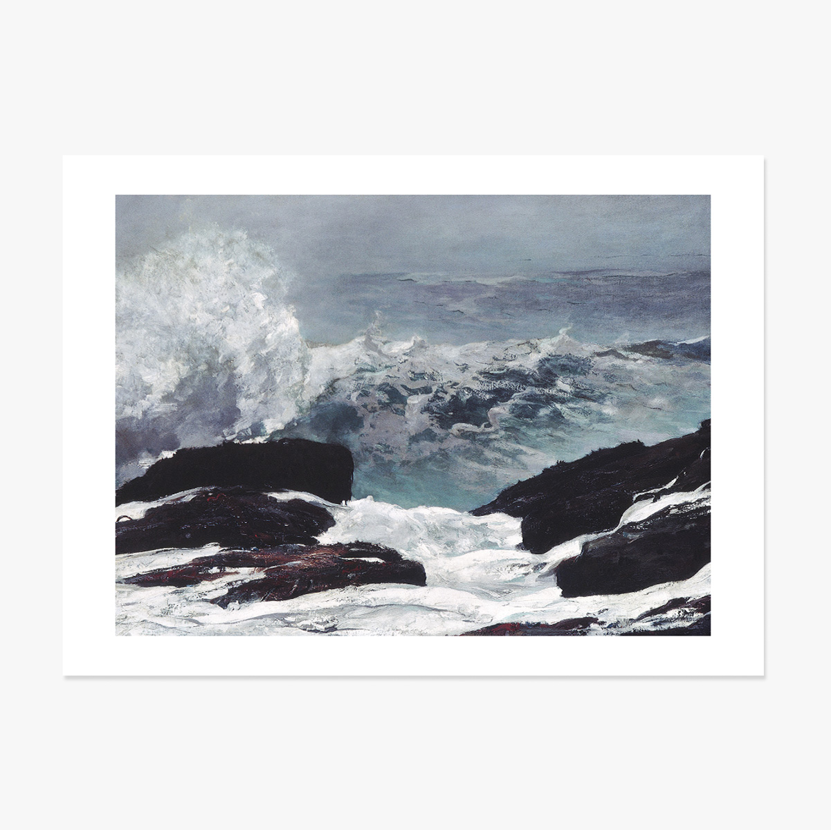 Αφίσα σε οριζόντια διάταξη - Winslow Homer - Northeaster 1895