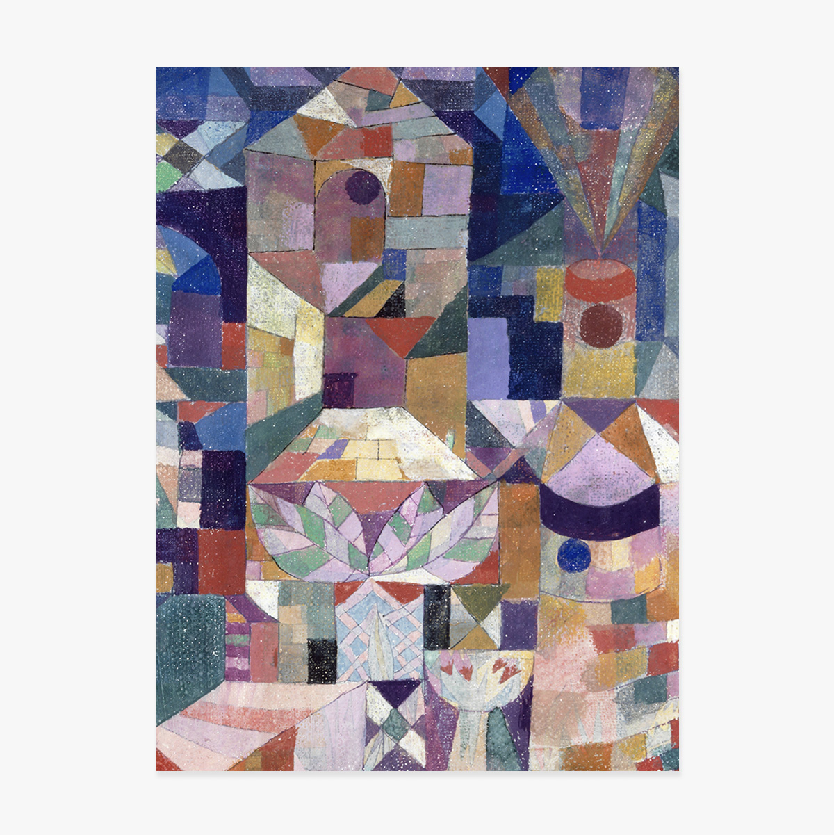 Αφίσα του Paul Klee, Burggarten 1919