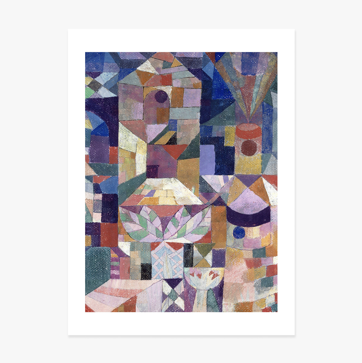 Αφίσα του Paul Klee, Burggarten 1919