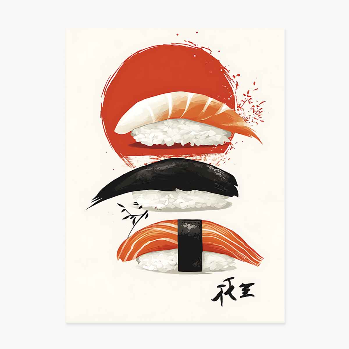Αφίσα «Sushi art»