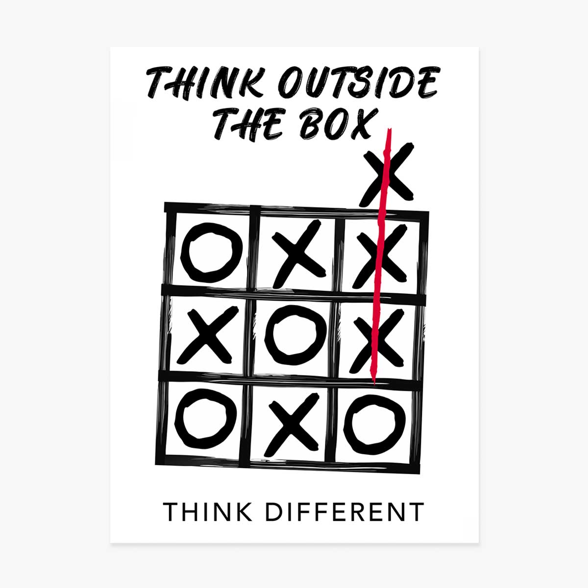 Αφίσα «Think outside the box»