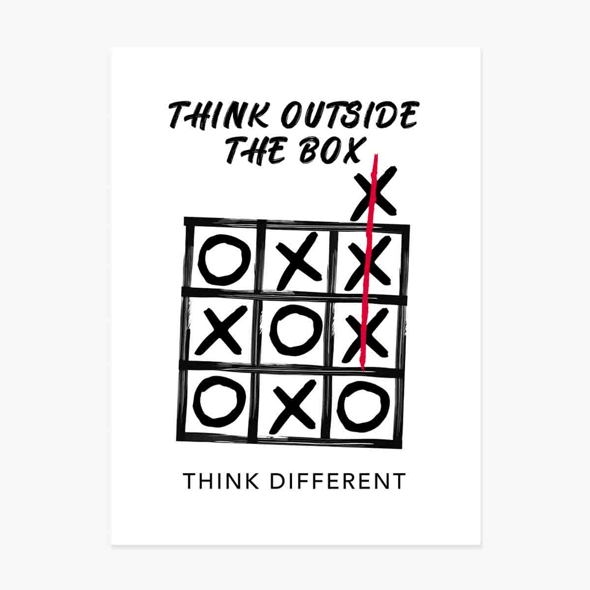 Αφίσα «Think outside the box»